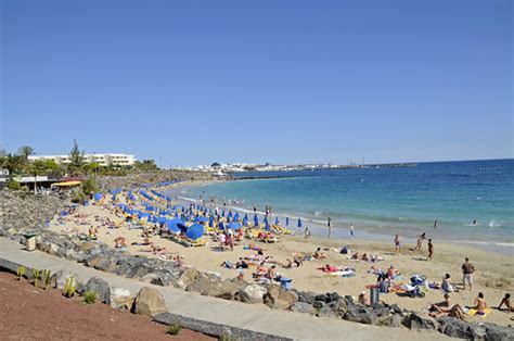 Webcam Playa Blanca Lanzarote Canary Islands beaches. Live。